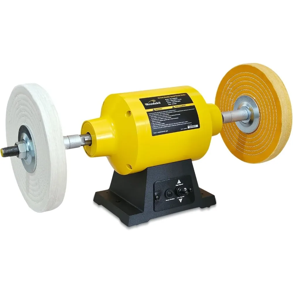 Настольная буферная полировальная машина, двухскоростная электрическая полировальная машина 1750/3450 об/мин с сверхмощной чугунной основой
Настольная буферная полировальная машина, двухскоростная электрическая полировальная машина 1750/3450 об/мин с сверхмощной чугунной основой