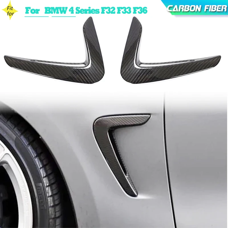 Carbon Fiber Car Side Fender Air Intake Cover For BMW 4 Series F32 F33 F36 2014-2019 Racing Air Vent Fender Cover Trim Sticker
Carbon Fiber Car Side Fender Air Intake Cover For BMW 4 Series F32 F33 F36 2014-2019 Racing Air Vent Fender Cover Trim Sticker