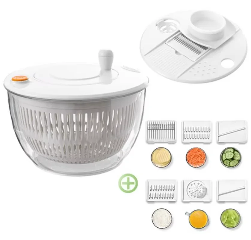 Multifunctional Stainless Steel Manual Vegetable Salad Dehydrator Household Fruit Juicer & Cucumber Potato Shredder Slicer Dryer
Multifunctional Stainless Steel Manual Vegetable Salad Dehydrator Household Fruit Juicer & Cucumber Potato Shredder Slicer Dryer