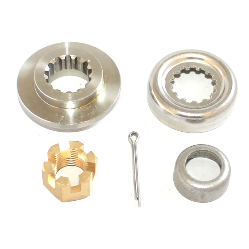 For Outboard Motor Propeller Spacer Kit 66T-W4599 F30-F60 4T/2T Compatible Hidea 90171-16011 Castle Nut 90389-22M01 Bush
For Outboard Motor Propeller Spacer Kit 66T-W4599 F30-F60 4T/2T Compatible Hidea 90171-16011 Castle Nut 90389-22M01 Bush