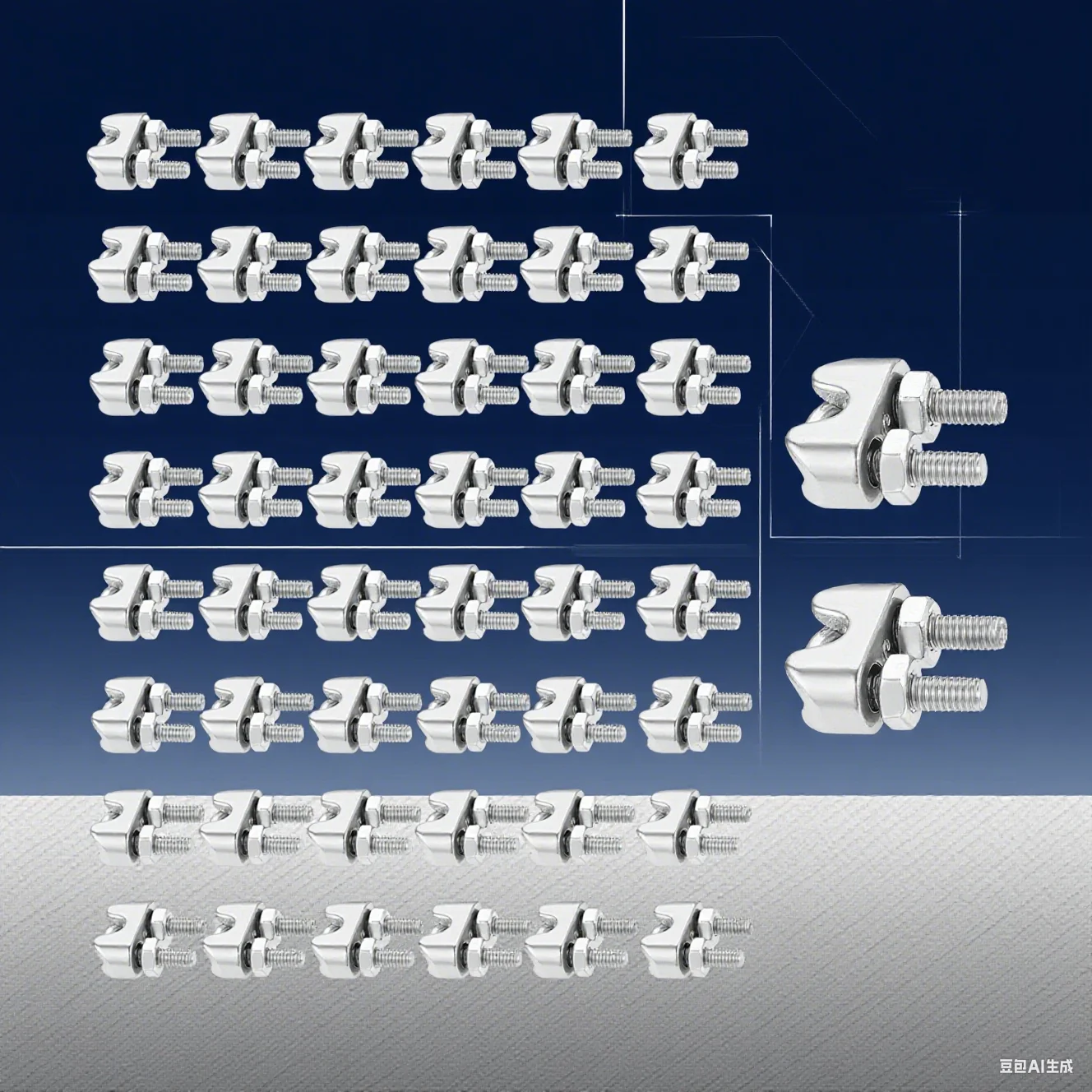 50 шт. 1/8 ''M3 кабельные зажимы из нержавеющей стали, аксессуары для подходят для троса диаметром 1/16-1/8 дюйма, кабель для крепления веревки
50 шт. 1/8 ''M3 кабельные зажимы из нержавеющей стали, аксессуары для подходят для троса диаметром 1/16-1/8 дюйма, кабель для крепления веревки