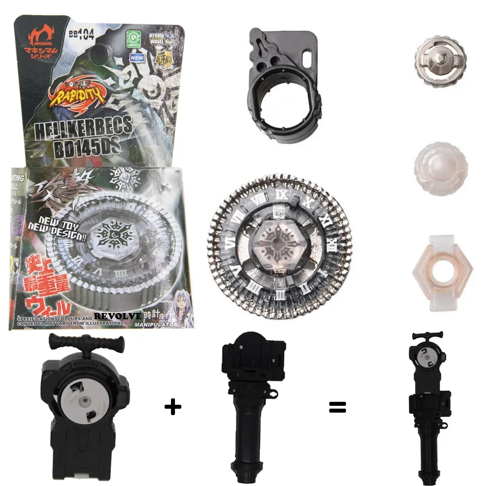SPINNING TOP Fusion Metal BB104 Twisted Horogium GRIP LR Launcher for Children Gift
SPINNING TOP Fusion Metal BB104 Twisted Horogium GRIP LR Launcher for Children Gift