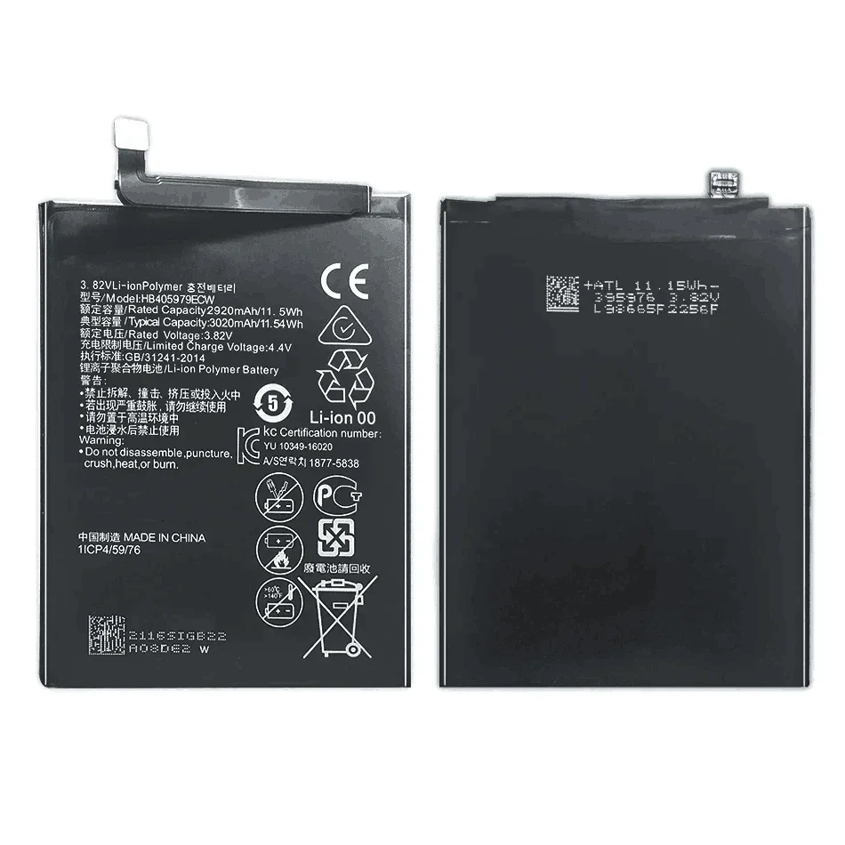 HB405979ECW Battery For Huawei Nova/Enjoy 6S/for Honor 6C 6A 8A/Y5 2017/P9 Lite mini
HB405979ECW Battery For Huawei Nova/Enjoy 6S/for Honor 6C 6A 8A/Y5 2017/P9 Lite mini