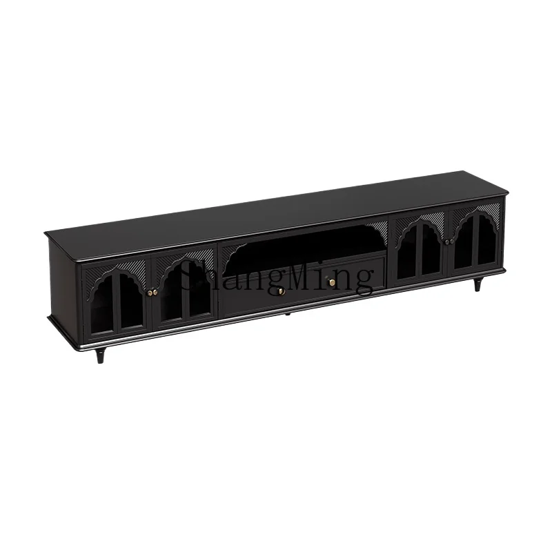 LXY retro solid wood TV cabinet coffee table combination living room black floor TV cabinet
LXY retro solid wood TV cabinet coffee table combination living room black floor TV cabinet