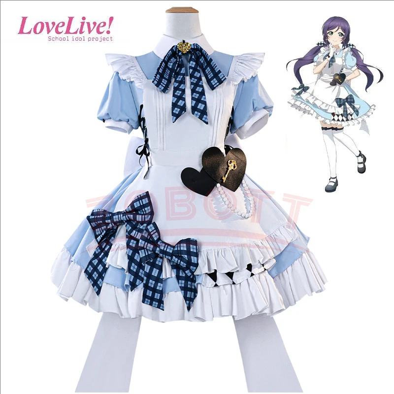 Костюм для косплея Lovelive μ, платье для совместной работы Love Live Muse Gigo, женская униформа горничной для кафе, школьный идол, сценический наряд на Хэллоуин 
Костюм для косплея Lovelive μ, платье для совместной работы Love Live Muse Gigo, женская униформа горничной для кафе, школьный идол, сценический наряд на Хэллоуин