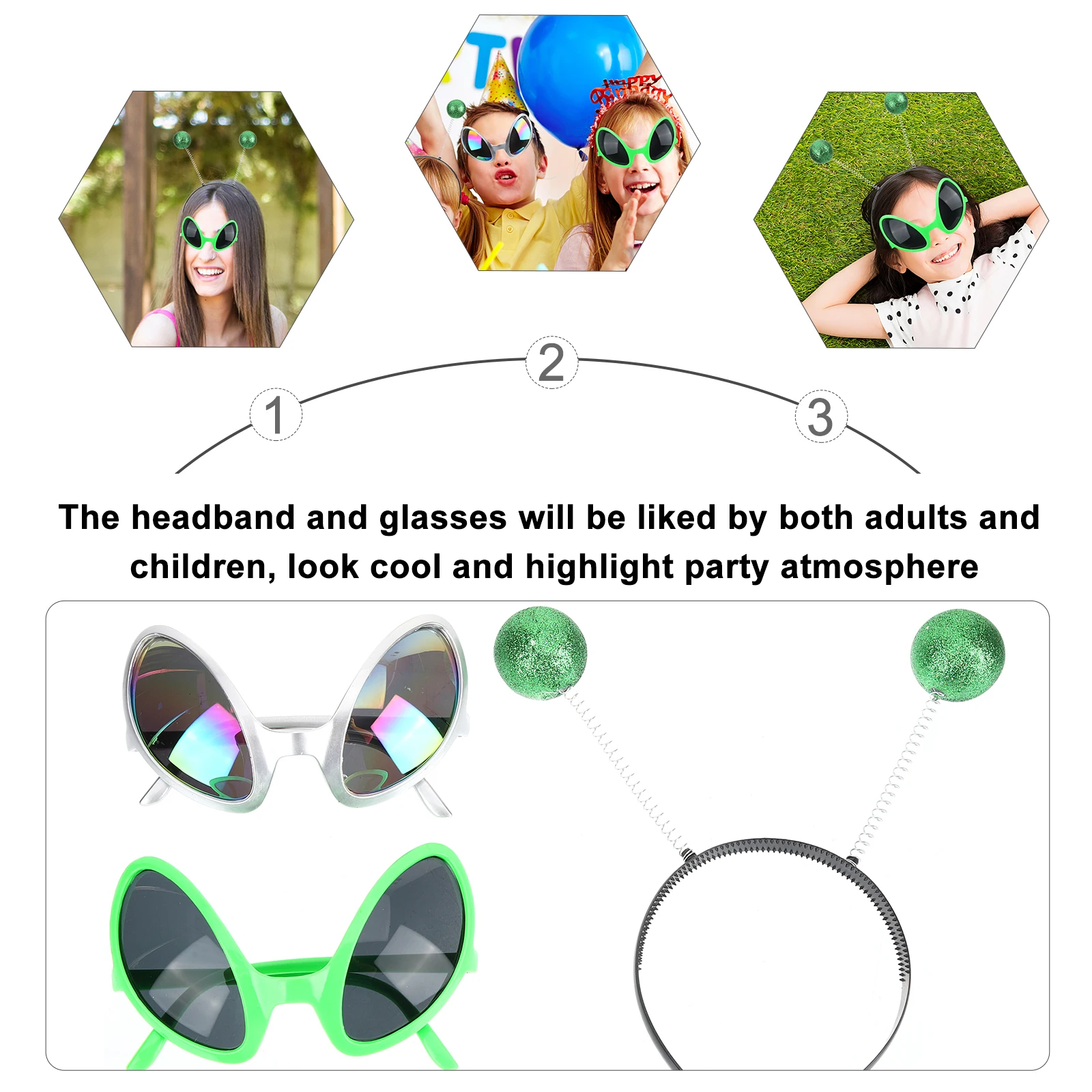 Alien Headb Glasses Rainbow Lens Party Favor Novelty Eyewear Halloween Costume Accessories Blow Up Alien Antenna
Alien Headb Glasses Rainbow Lens Party Favor Novelty Eyewear Halloween Costume Accessories Blow Up Alien Antenna