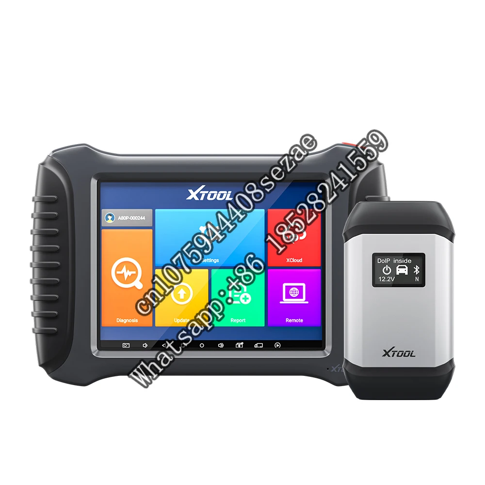 Автомобильный диагностический инструмент OBD2 XTOOL A80 Pro с кодированием ECU/программером, такой же, как обновление Xtool H6 Pro онлайн
Автомобильный диагностический инструмент OBD2 XTOOL A80 Pro с кодированием ECU/программером, такой же, как обновление Xtool H6 Pro онлайн