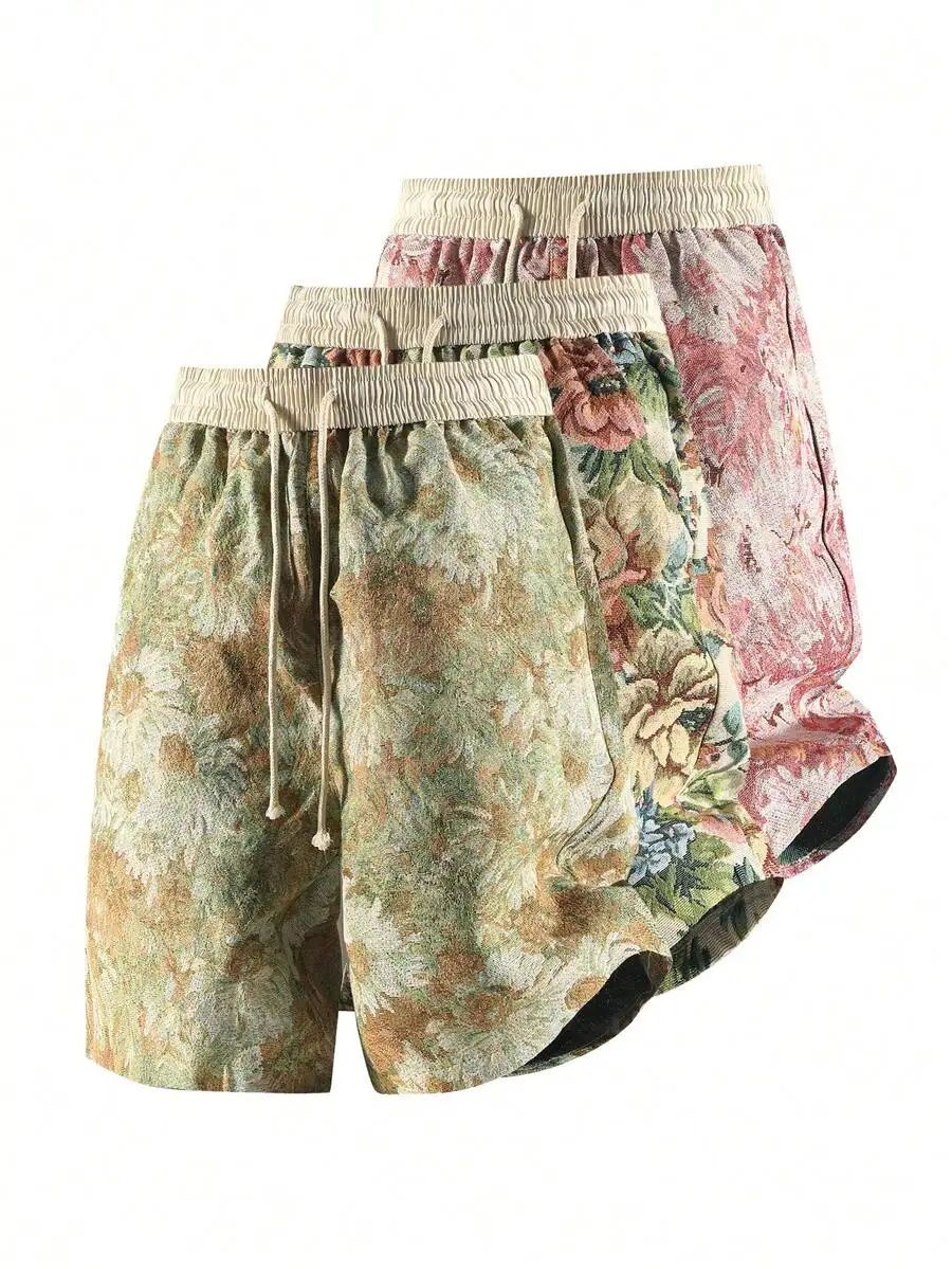 Mens Spring Summer Floral Print Casual Shorts Relaxed Fit Elastic Drawstring Waist
Mens Spring Summer Floral Print Casual Shorts Relaxed Fit Elastic Drawstring Waist