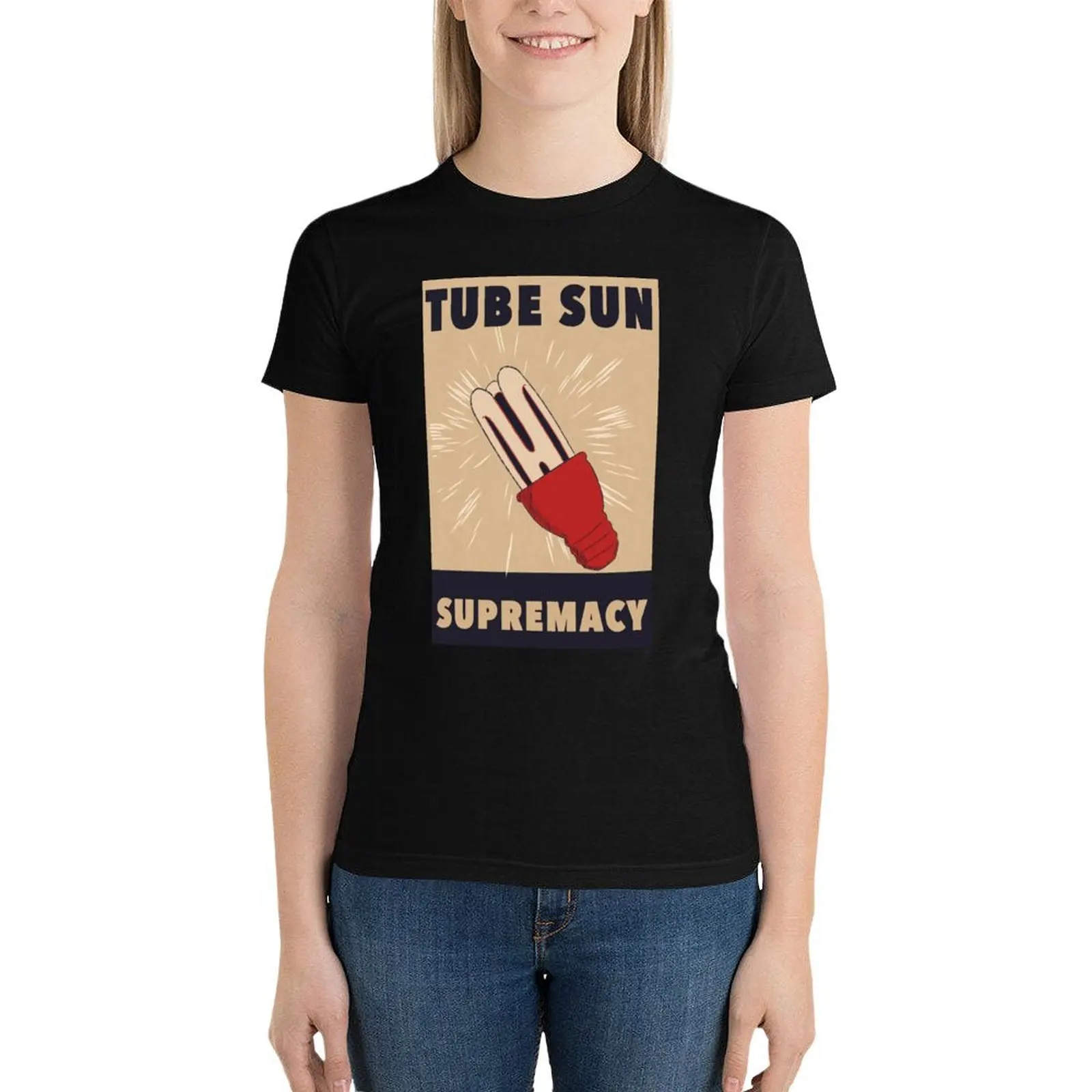 Tube Sun Supremacy T-Shirt vintage clothes kawaii clothes Aesthetic clothing graphic t-shirts for Women
Tube Sun Supremacy T-Shirt vintage clothes kawaii clothes Aesthetic clothing graphic t-shirts for Women