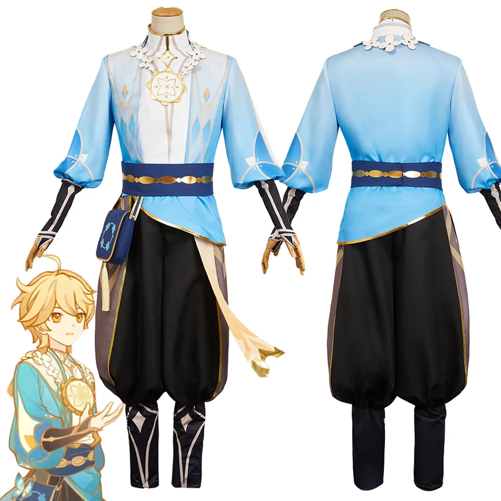 Aether Cosplay Fantasy Flower Knight Suit Clothing Anime Game Genshin Impact Costume Disguise Men Roleplay Fantasia Outfit Male
Aether Cosplay Fantasy Flower Knight Suit Clothing Anime Game Genshin Impact Costume Disguise Men Roleplay Fantasia Outfit Male