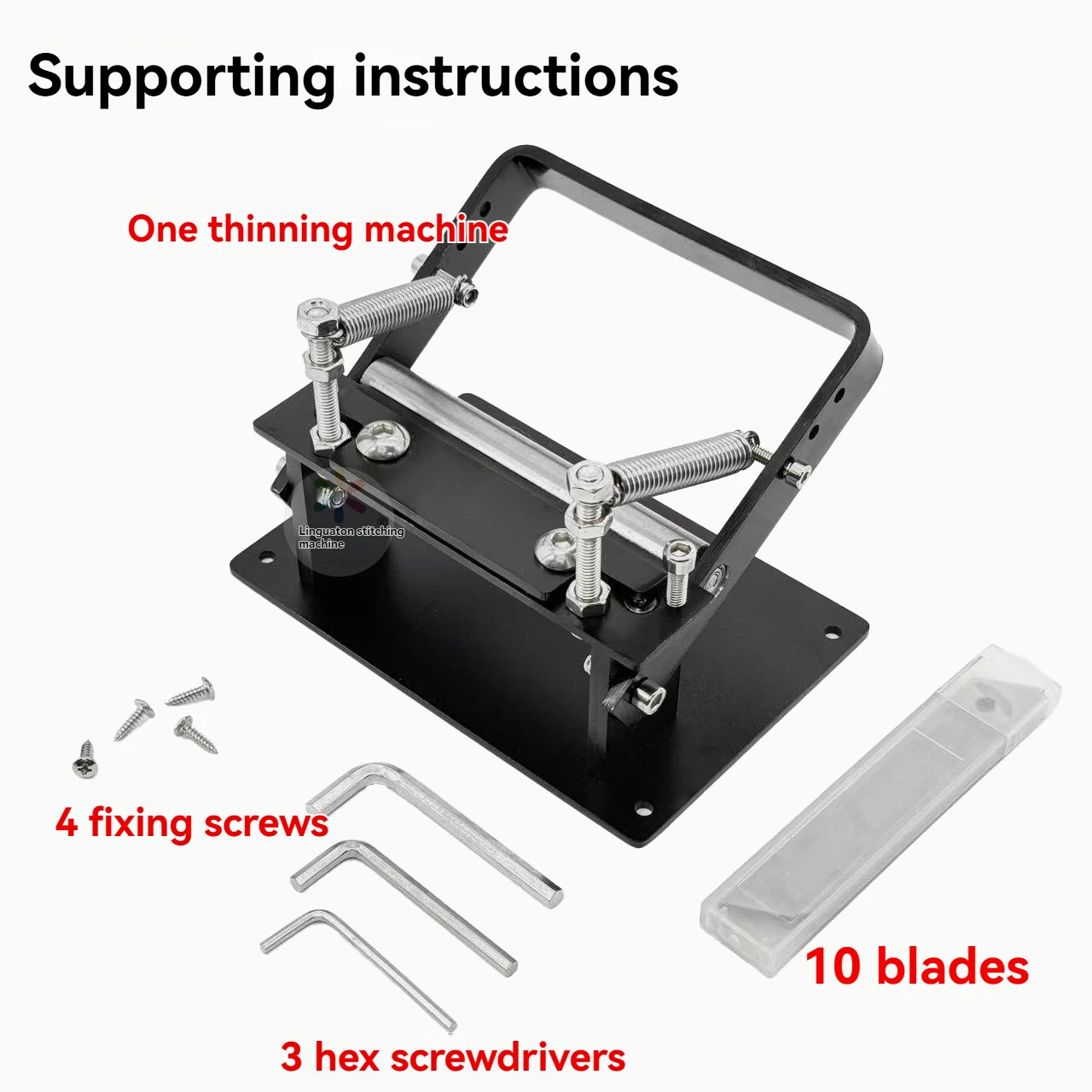 Portable Handmade Leather Thinning Machine Set, Leather Skiving Peeling Scraping Cutting Tool for DIY Leathercraft Belts Making
Portable Handmade Leather Thinning Machine Set, Leather Skiving Peeling Scraping Cutting Tool for DIY Leathercraft Belts Making