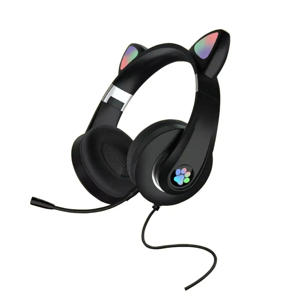 Kids Headphones Noise Reduction With Rgb Lights Detachable Sport Earbuds Cat Ear Earphone Hifi Sound Quality Wired Earphones
Kids Headphones Noise Reduction With Rgb Lights Detachable Sport Earbuds Cat Ear Earphone Hifi Sound Quality Wired Earphones