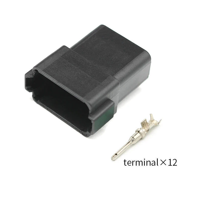 DT04-12P-E004/DT04-12PA-E004 12-pin black DEUTSCH Automotive connector waterproof male head with male terminal 1060-16-0122
DT04-12P-E004/DT04-12PA-E004 12-pin black DEUTSCH Automotive connector waterproof male head with male terminal 1060-16-0122