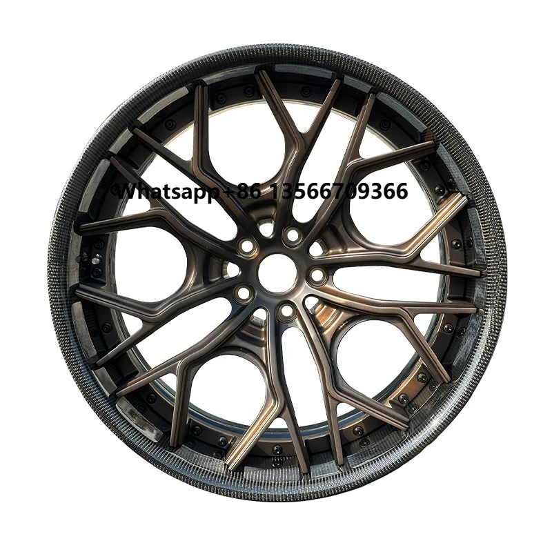 Wholesale Carbon Fiber Car Wheels Rims 18 19 20 Inch 5X112 5X120 5X114.3 5X130 2pc Forged Wheels for Any Cars
Wholesale Carbon Fiber Car Wheels Rims 18 19 20 Inch 5X112 5X120 5X114.3 5X130 2pc Forged Wheels for Any Cars