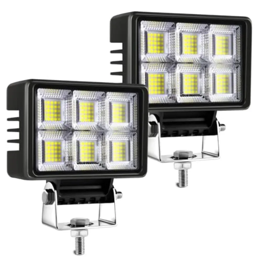 LED Tractor Lights, LED Work Light Bars for Truck ATV Vehicles Equipment Boats, 6 Inch, 12000LM, 12V, 2pcs
LED Tractor Lights, LED Work Light Bars for Truck ATV Vehicles Equipment Boats, 6 Inch, 12000LM, 12V, 2pcs
