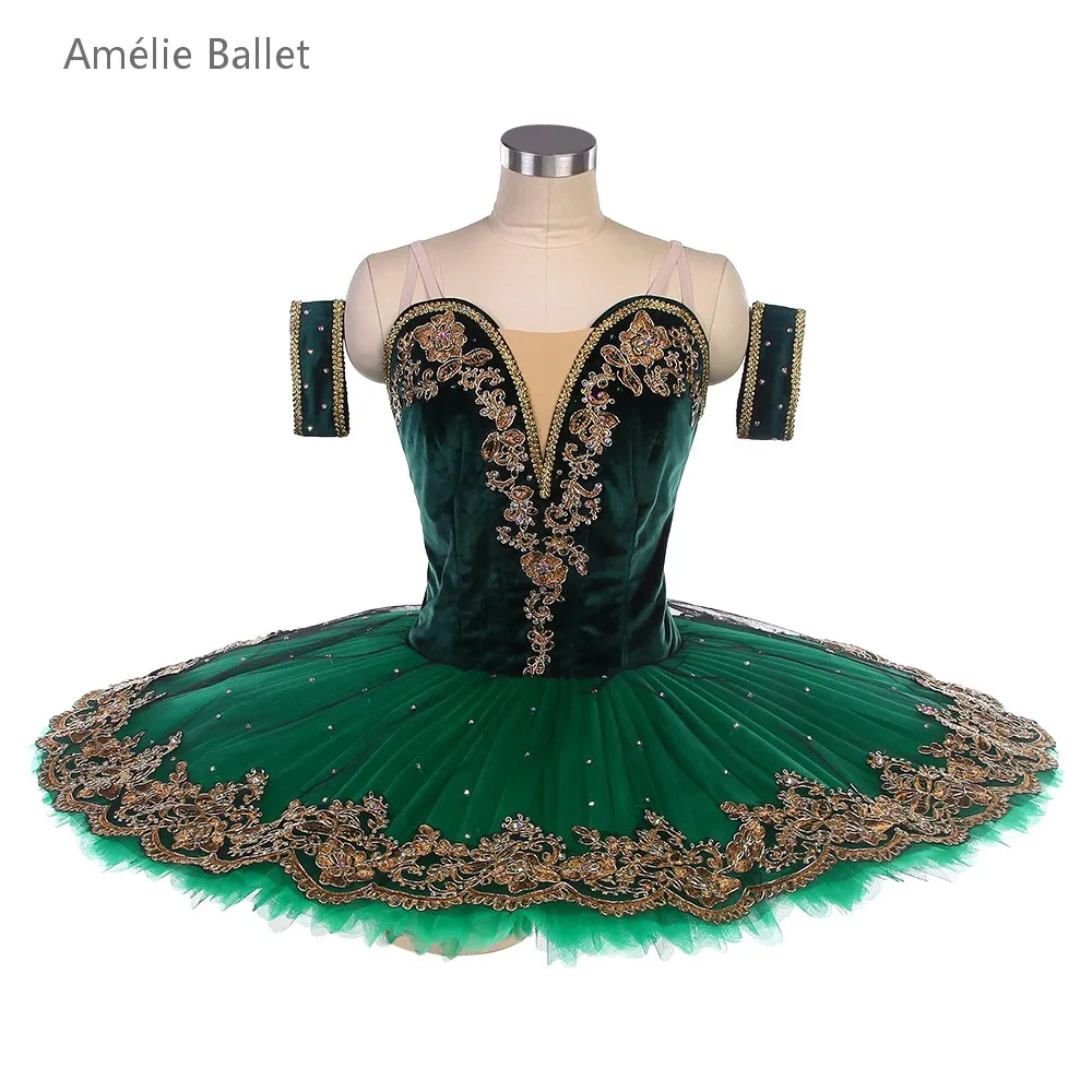 B22099 Green Velvet Bodice Ballet Costume Professional Performance Tutu YAGP Competition Ballet Tutu for Esmeralda variation
B22099 Green Velvet Bodice Ballet Costume Professional Performance Tutu YAGP Competition Ballet Tutu for Esmeralda variation