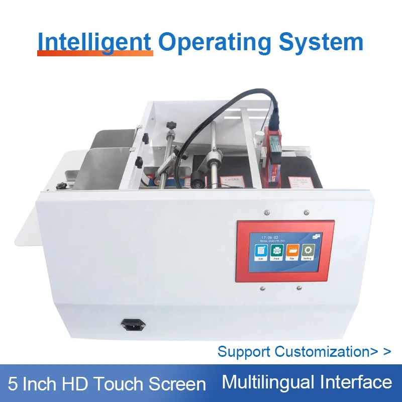 【HOT】Automatic Online Coding Machine QR Code Serial Number Variable Expiration Date Batch Printing Electrically Plastic Paper Po