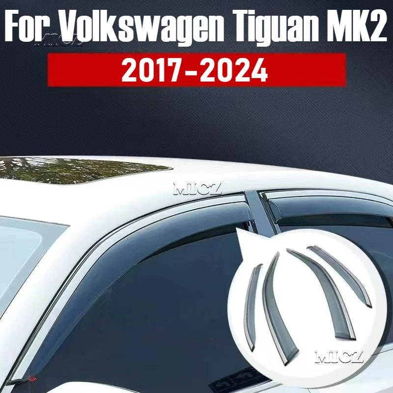 Для VW Volkswagen Tiguan MK2 2017-2024 автомобильные аксессуары оконный козырек вентиляционная оттенок дождь солнцезащитный дефлектор тени укрытия чехлы
Для VW Volkswagen Tiguan MK2 2017-2024 автомобильные аксессуары оконный козырек вентиляционная оттенок дождь солнцезащитный дефлектор тени укрытия чехлы