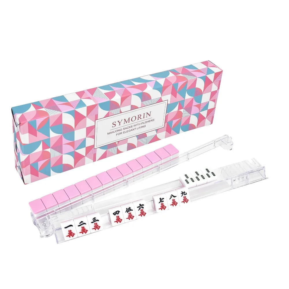 1/4-Pack Non-Slip Mahjong Racks Durable Crystal Clear Mahjong Pushers and Racks Eleagnt Gift Packaging Sturdy
1/4-Pack Non-Slip Mahjong Racks Durable Crystal Clear Mahjong Pushers and Racks Eleagnt Gift Packaging Sturdy