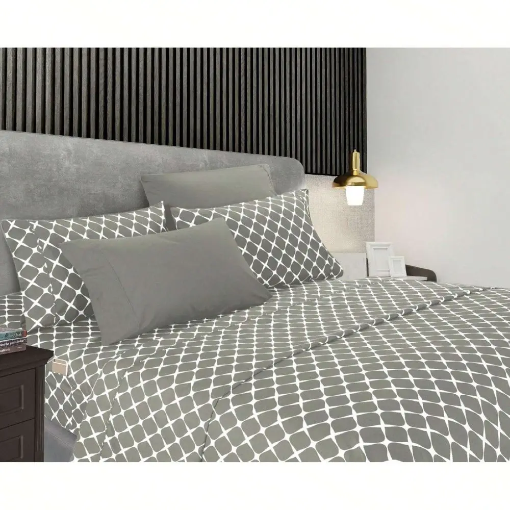 Комплект постельного белья Comfort Luxury 4-6 предметов, геометрический дизайн Bloomingdale, с глубокими карманами 16 дюймов, ультрамягкий, машинная стирка, роскошный комплект из 6 предметов
Комплект постельного белья Comfort Luxury 4-6 предметов, геометрический дизайн Bloomingdale, с глубокими карманами 16 дюймов, ультрамягкий, машинная стирка, роскошный комплект из 6 предметов