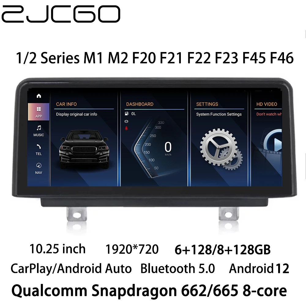 ZJCGO Multimedia Player Stereo GPS Radio Navigation Android 12 Screen NBT EVO for BMW 1 2 Series M F20 F21 F22 F23 F45 F46 F87
ZJCGO Multimedia Player Stereo GPS Radio Navigation Android 12 Screen NBT EVO for BMW 1 2 Series M F20 F21 F22 F23 F45 F46 F87
