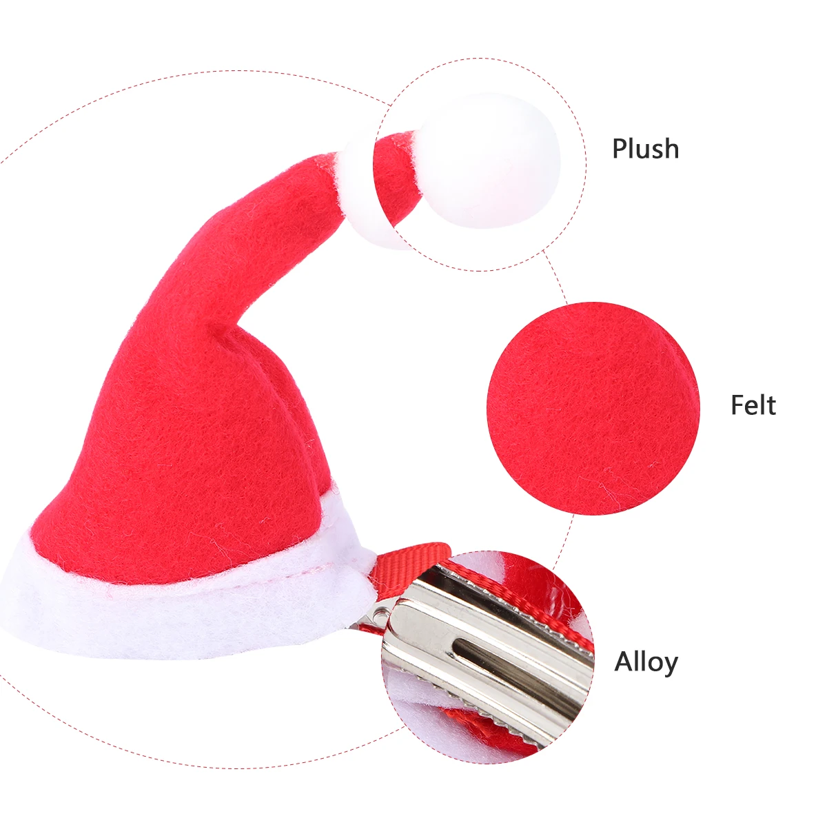 3pcs Christmas Head Fabric Polypropylene Durable Decorative Hair Clips Child Hair Barrettes Gifts Party Supplies Hairpins
3pcs Christmas Head Fabric Polypropylene Durable Decorative Hair Clips Child Hair Barrettes Gifts Party Supplies Hairpins
