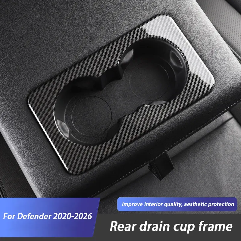 For Land Rover Defender 2020 2021 2022 2023 2024 2025 2026 ABS Rear Water Cup Holder Trim Frame Cover Sticker Car Accessories
For Land Rover Defender 2020 2021 2022 2023 2024 2025 2026 ABS Rear Water Cup Holder Trim Frame Cover Sticker Car Accessories