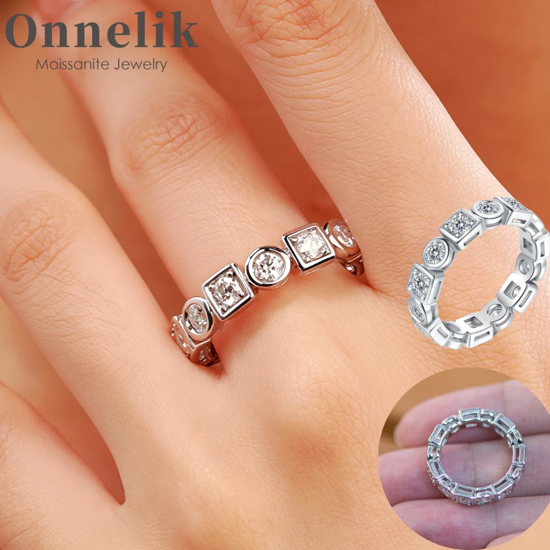 Onnelik D Color Moissanite Ring Light Luxury Advanced Elegant S925 Sterling Silver Minimalist Fine Jewelry Gift Box for Women
Onnelik D Color Moissanite Ring Light Luxury Advanced Elegant S925 Sterling Silver Minimalist Fine Jewelry Gift Box for Women