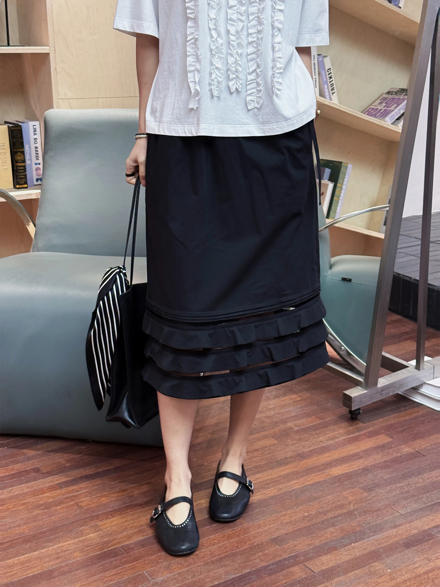 Romantic Flower House f Skirt with Hollow out Lace Pure Cotton A-Line Skirt Elastic Waist Casual Sle for Women
Romantic Flower House f Skirt with Hollow out Lace Pure Cotton A-Line Skirt Elastic Waist Casual Sle for Women