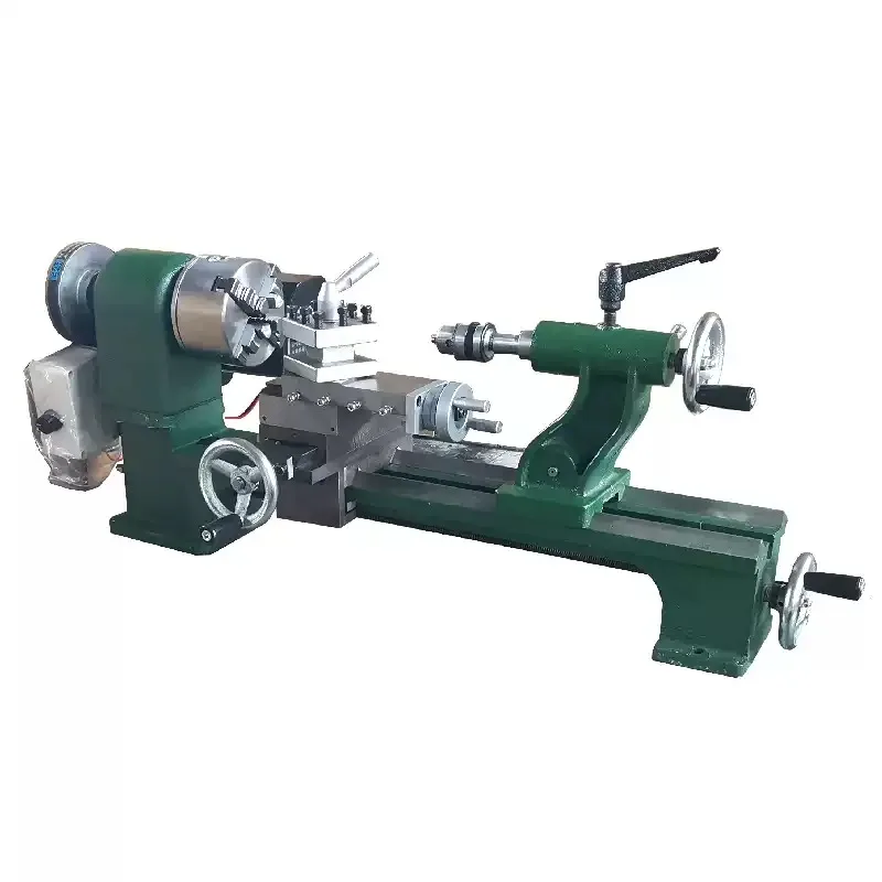 Cast Iron Desktop Mini Metal Lathe High Precision Low Compact Small Machining Instrument Portable Metal Processing Equipment
Cast Iron Desktop Mini Metal Lathe High Precision Low Compact Small Machining Instrument Portable Metal Processing Equipment