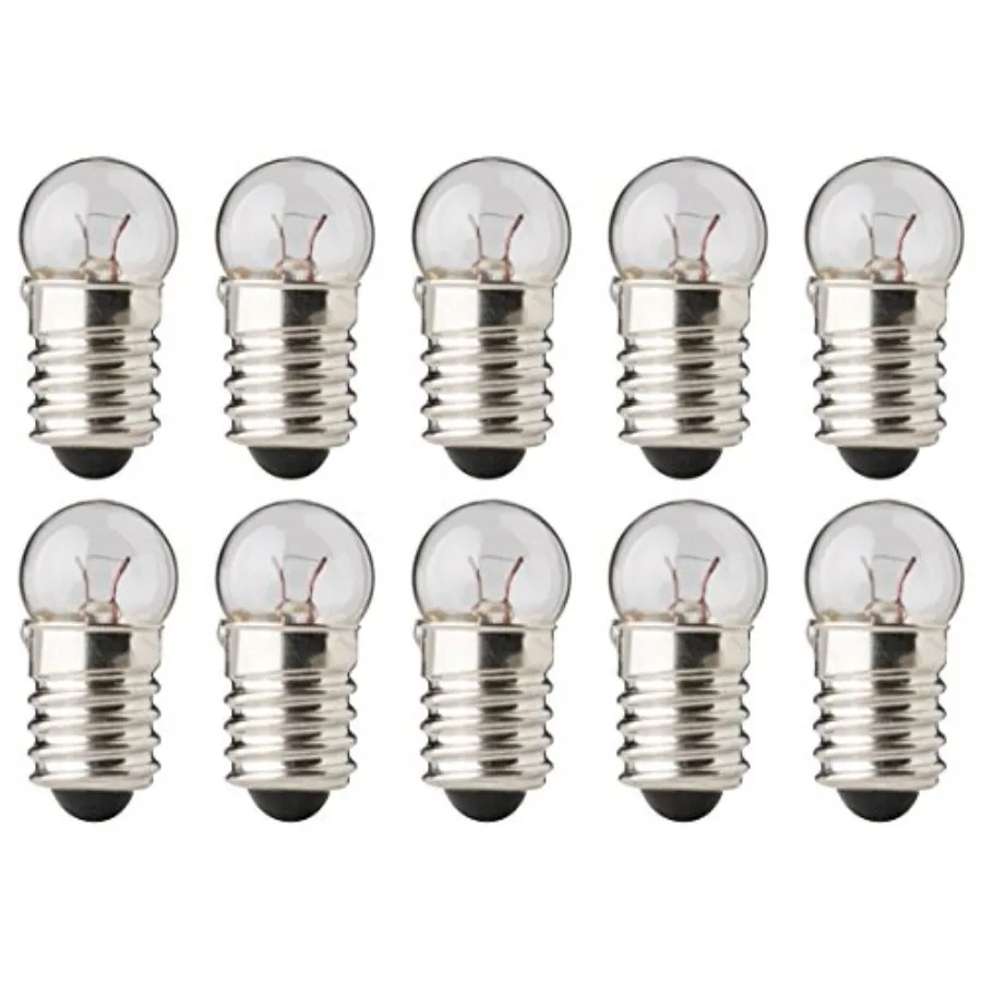 Industries #483S fits Mighty Bright Classic Bulbs, 4.8 V, 1.44 W, E10 Base, G-3.5 Shape Box of 10
Industries #483S fits Mighty Bright Classic Bulbs, 4.8 V, 1.44 W, E10 Base, G-3.5 Shape Box of 10