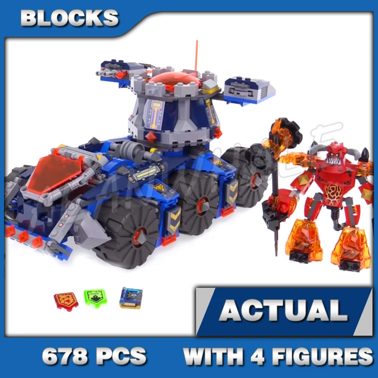 Nexoes Knights Axl's Tower Carrier Jestro's Evil Mobile Rumble Blade Black Mech Aaron's X-bow 10488 Building Blocks Toy Model
Nexoes Knights Axl's Tower Carrier Jestro's Evil Mobile Rumble Blade Black Mech Aaron's X-bow 10488 Building Blocks Toy Model