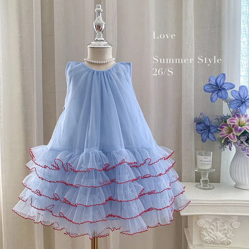 2026 New Summer Girls Sweet Cute Tulle Dress, Sleeveless Cake Princess Dress Baby Party Gown For Kids for 90-130cm
2026 New Summer Girls Sweet Cute Tulle Dress, Sleeveless Cake Princess Dress Baby Party Gown For Kids for 90-130cm