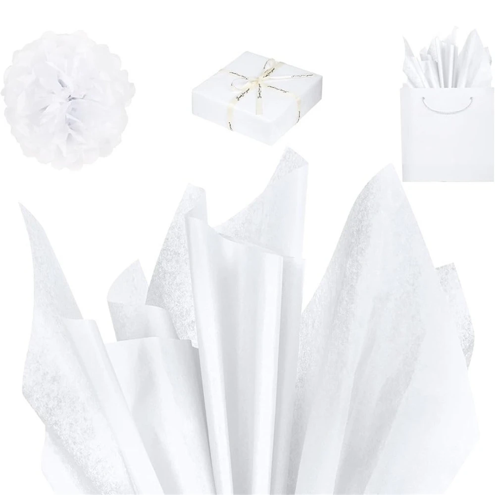 100 Sheets 50x35cm White Tissue Paper for Gift Bouquet Wrapping Craft Papers Bulk for DIY Wedding Festival Party Supplies
100 Sheets 50x35cm White Tissue Paper for Gift Bouquet Wrapping Craft Papers Bulk for DIY Wedding Festival Party Supplies