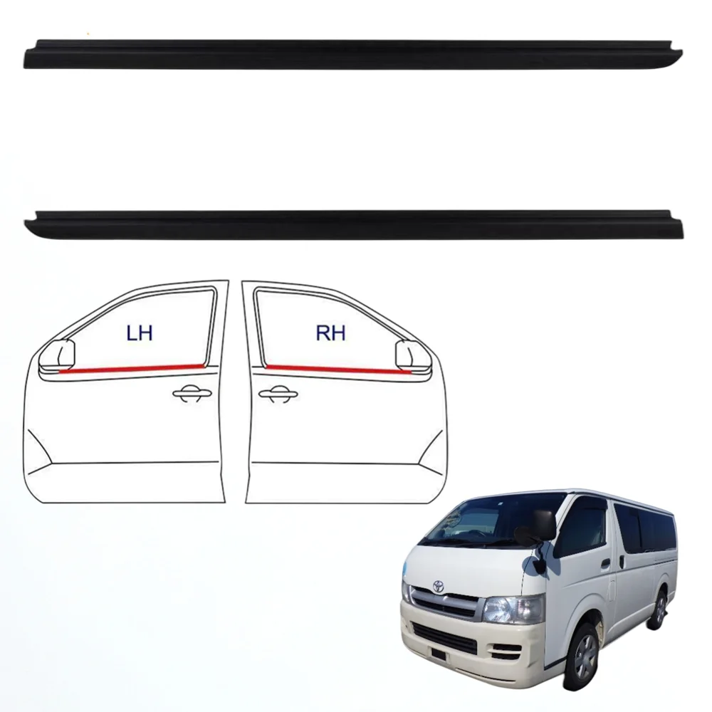 Windshield Weatherstrip Assy Out RH LH for Hiace/Regias Ace (Part Number 68161-26040/68162-26040)
Windshield Weatherstrip Assy Out RH LH for Hiace/Regias Ace (Part Number 68161-26040/68162-26040)