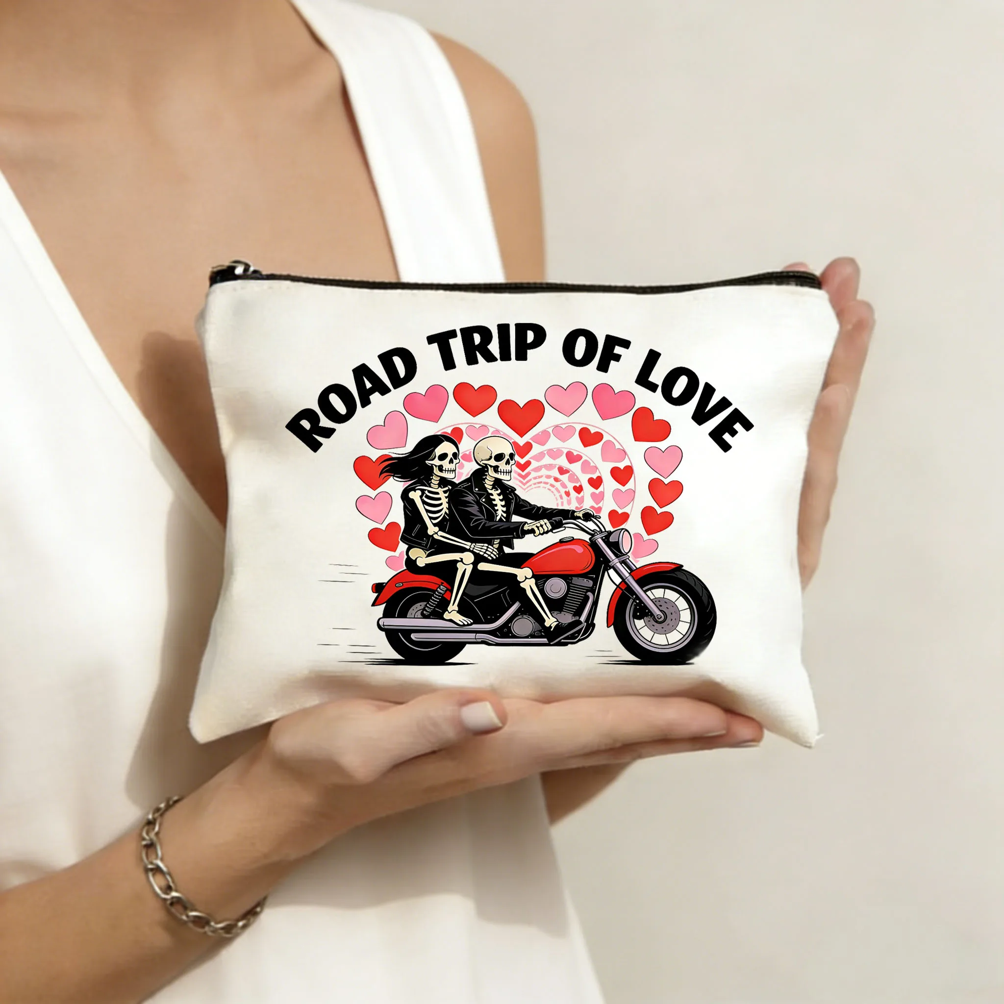 1 шт., холщовая сумка для пары темного скелета, большая вместительная сумка на молнии, креативный чехол для ручек, легкая и удобная для переноски, многофункциональная сумка
1 шт., холщовая сумка для пары темного скелета, большая вместительная сумка на молнии, креативный чехол для ручек, легкая и удобная для переноски, многофункциональная сумка