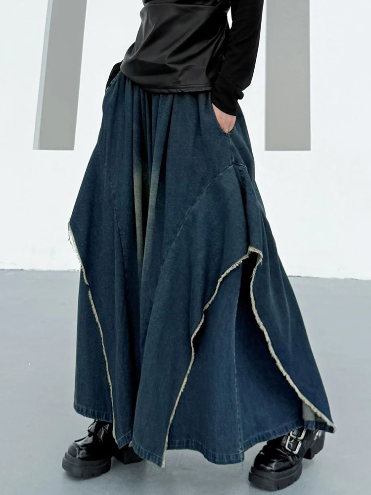 High Waist Blue Irregular Casual Long Wide Leg Jeans New Women Trousers Fashion Tide Spring Autumn 2026
High Waist Blue Irregular Casual Long Wide Leg Jeans New Women Trousers Fashion Tide Spring Autumn 2026