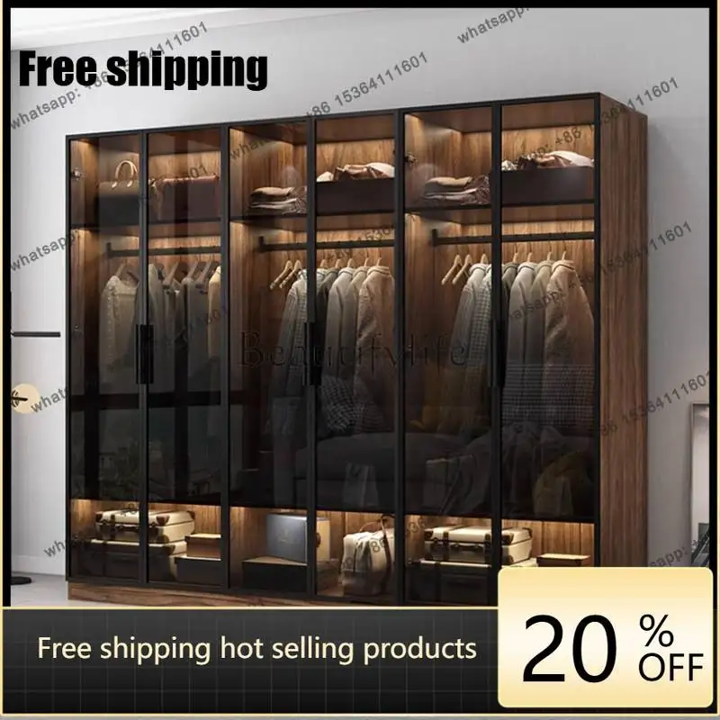 LJY Cheap Brown Wardrobes Japanese Style European Wooden Storage Wardrobes Bedroom Space Saving Armadio Guardaroba Furniture Hom
LJY Cheap Brown Wardrobes Japanese Style European Wooden Storage Wardrobes Bedroom Space Saving Armadio Guardaroba Furniture Hom