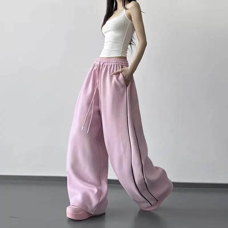 Y2K Harajuku Wide Leg Sweatpants Women Streetwear Baggy Oversize Gray Sports Pants High Waist Drawstring Casual Joggers Trousers
Y2K Harajuku Wide Leg Sweatpants Women Streetwear Baggy Oversize Gray Sports Pants High Waist Drawstring Casual Joggers Trousers