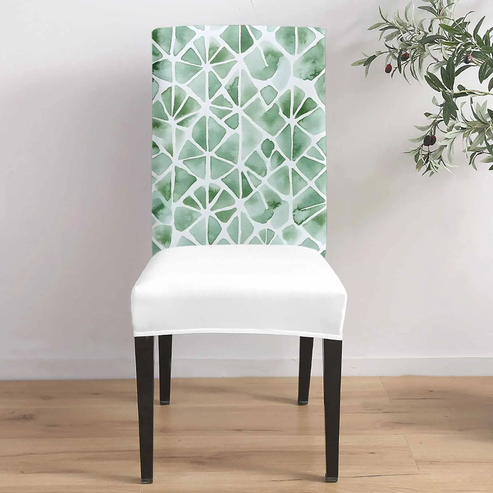 Impressionism Green Block Stretch Chair Cover 4pcs Elastic Seat Protector Case Chair Slipcovers Home Decor
Impressionism Green Block Stretch Chair Cover 4pcs Elastic Seat Protector Case Chair Slipcovers Home Decor