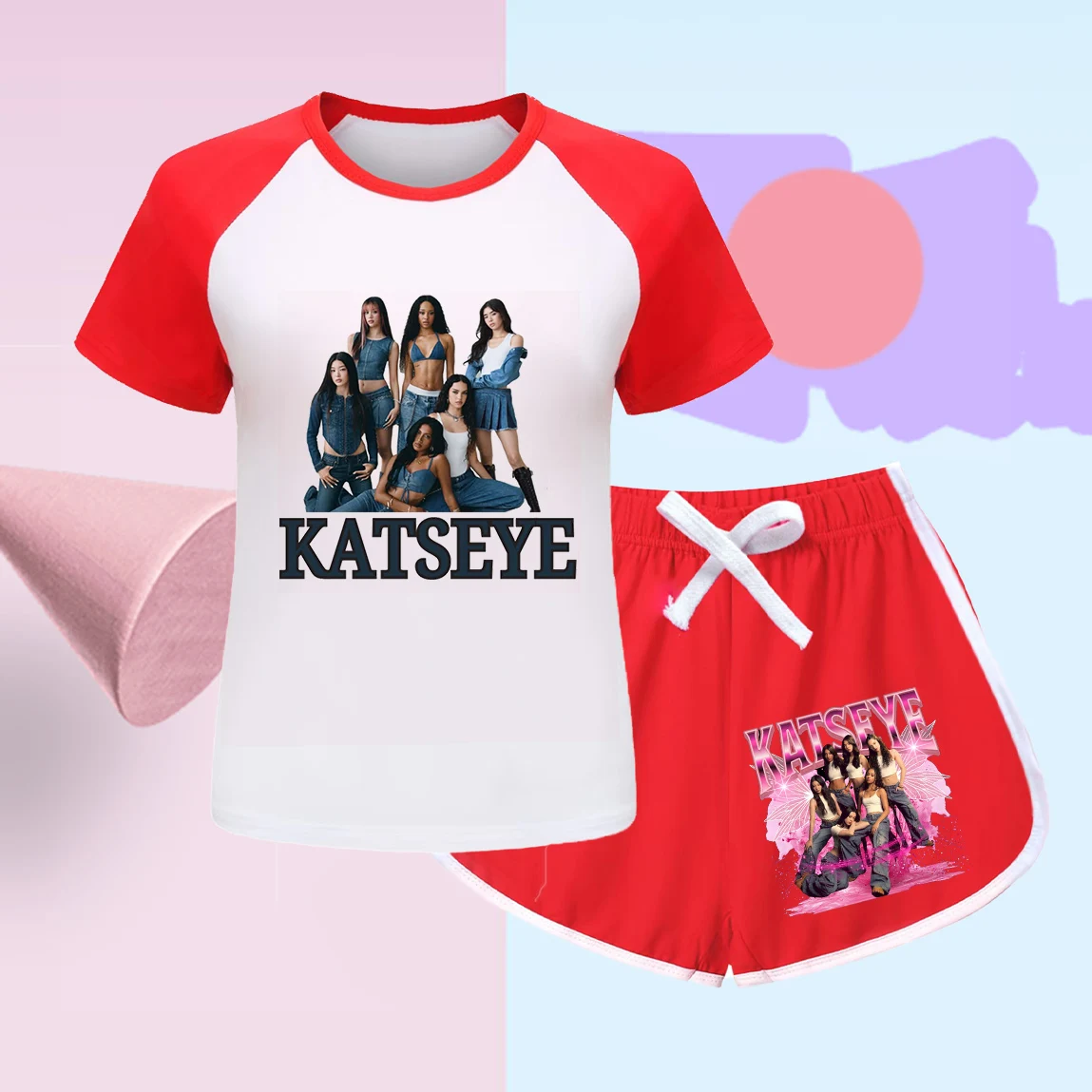 Hot Katseye Funny Print 2Pcs/Set Kid Pajamas Set Girl Boy Clothes Pijamas Cartoon Short Sleeve Tshirt+Pant Set Home Costume
Hot Katseye Funny Print 2Pcs/Set Kid Pajamas Set Girl Boy Clothes Pijamas Cartoon Short Sleeve Tshirt+Pant Set Home Costume