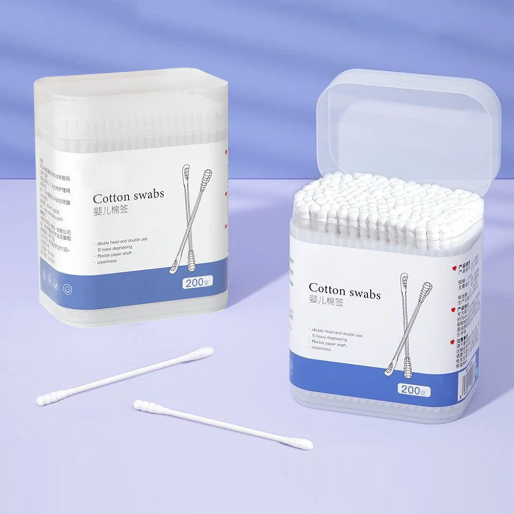 Baby Cotton Double Ended Cotton Stick Swab Gently Cleans Ear Cleaning Swab Toes Nose Outer Ear
Baby Cotton Double Ended Cotton Stick Swab Gently Cleans Ear Cleaning Swab Toes Nose Outer Ear