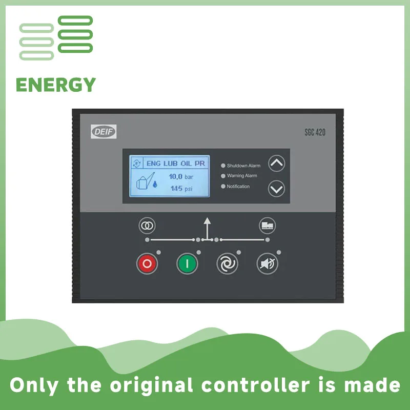 Original Genuine DEIF SGC420 Single-generator Set Controller For AMF Applications With Generator Sets SGC420
Original Genuine DEIF SGC420 Single-generator Set Controller For AMF Applications With Generator Sets SGC420