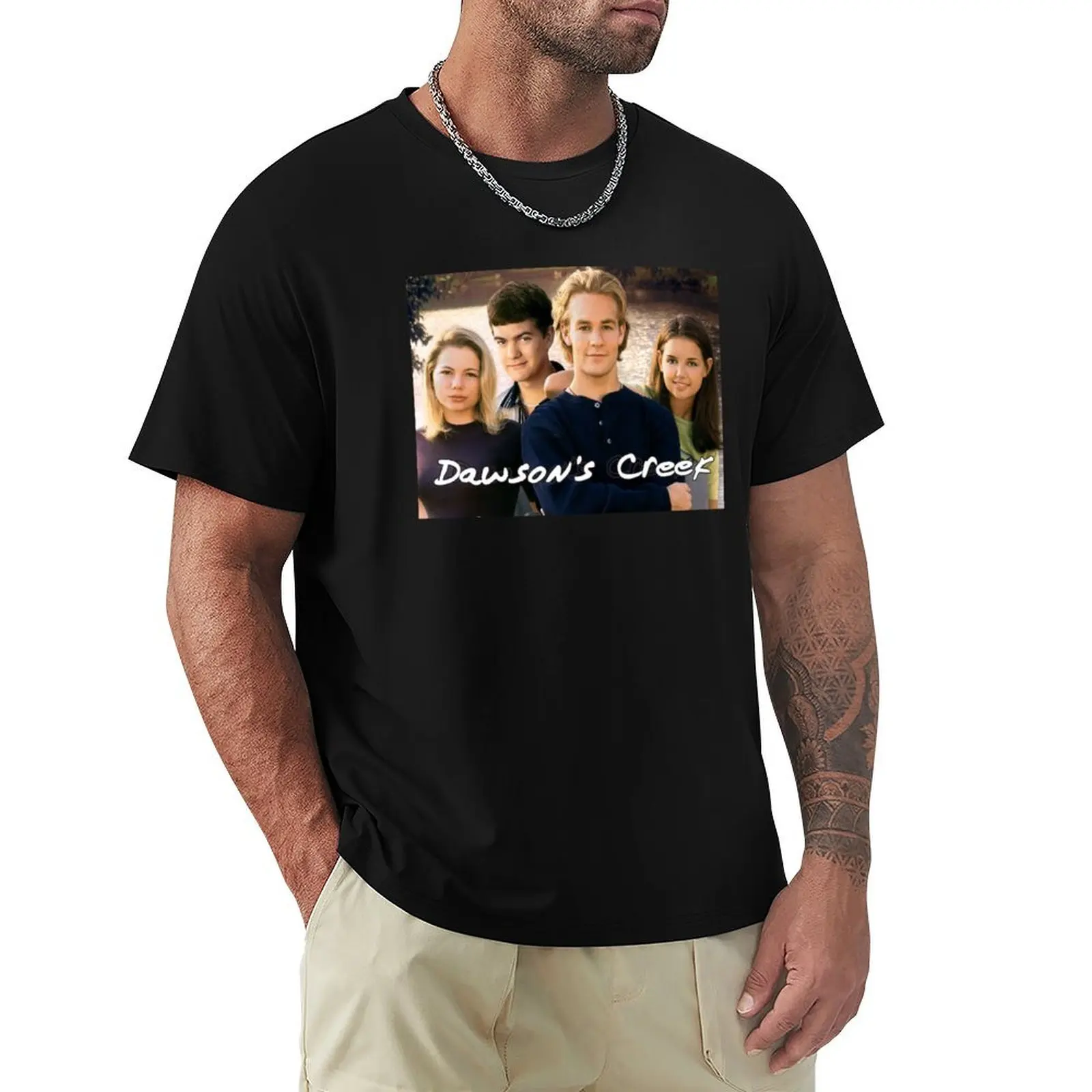 Dawson's Creek T-Shirt Basic Solid Color Short Sleeve Cotton Top
Dawson's Creek T-Shirt Basic Solid Color Short Sleeve Cotton Top