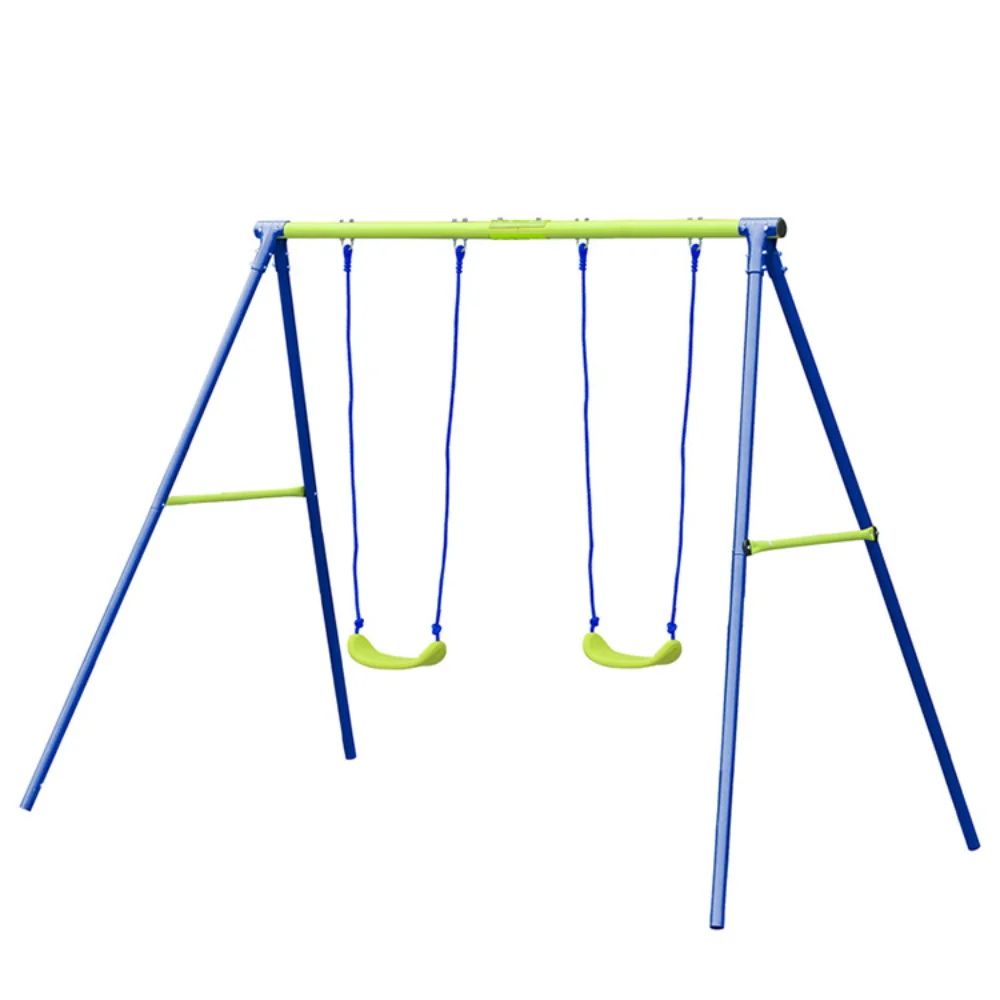 Safe Stable Kids Swing & Slide Playset, Toddler Climbing Hanging Chair, Indoor Outdoor for Kindergarten Community Park
Safe Stable Kids Swing & Slide Playset, Toddler Climbing Hanging Chair, Indoor Outdoor for Kindergarten Community Park