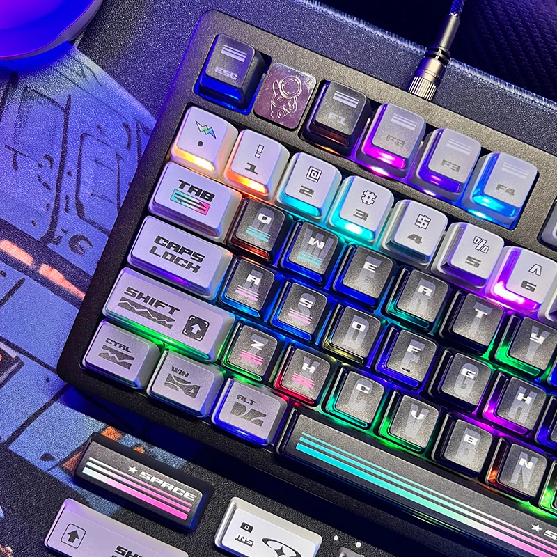 Power Height Keyboard PBT Transparent Five-Sided Sublimation Transparent Customized Keycaps
Power Height Keyboard PBT Transparent Five-Sided Sublimation Transparent Customized Keycaps