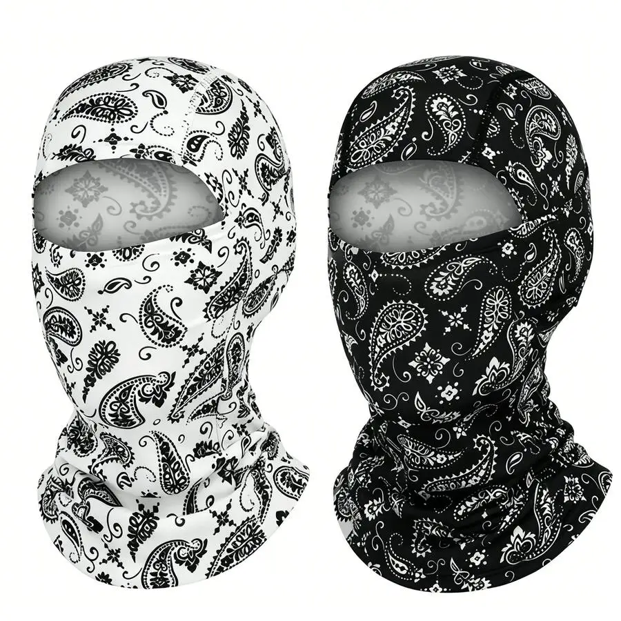 2-Pack Balaclava Face Mask, Windproof Winter Neck Gaiter Ski Mask, Shiesty Bandana Headwear For Men Women
2-Pack Balaclava Face Mask, Windproof Winter Neck Gaiter Ski Mask, Shiesty Bandana Headwear For Men Women