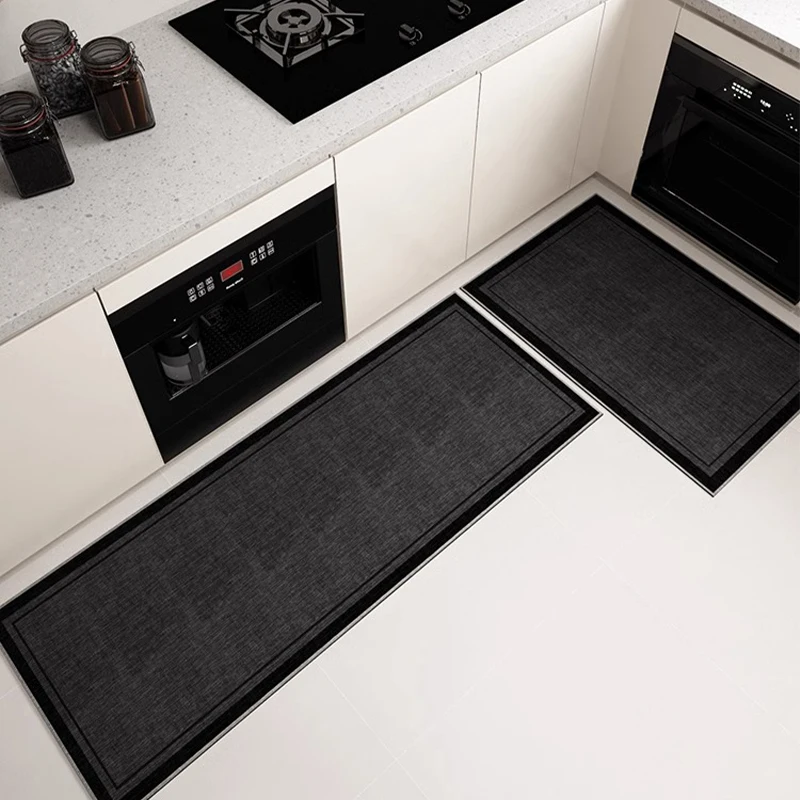 Carpet for Kitchen Rug Pvc Leather Non-slip Floor Mat Waterproof Oil-proof Foot Mats Black Long Carpets Home Decoration Rugs
Carpet for Kitchen Rug Pvc Leather Non-slip Floor Mat Waterproof Oil-proof Foot Mats Black Long Carpets Home Decoration Rugs