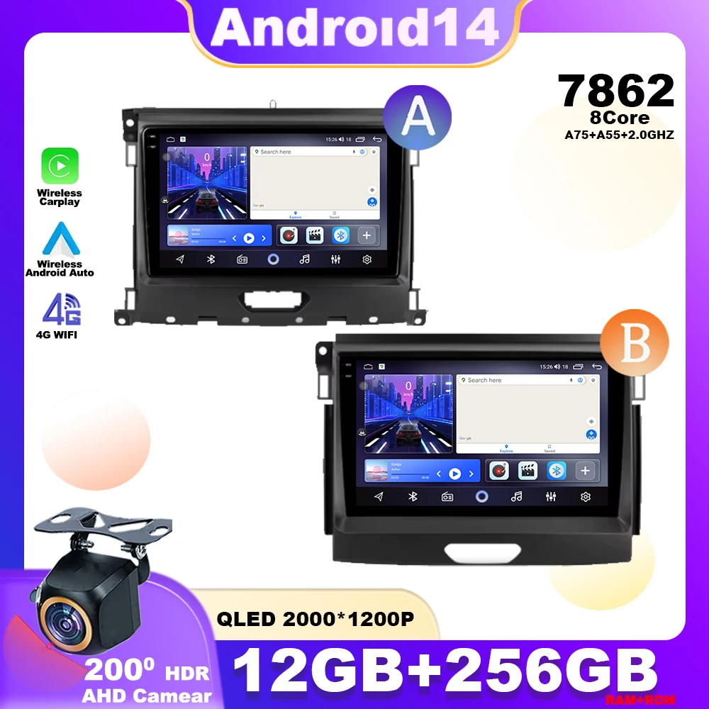 Android 14 For Ford Ranger P703 2015 - 2022 Car Radio Multimedia Player Navigation GPS Stereo Carplay QLED Screen Head Unit 7862
Android 14 For Ford Ranger P703 2015 - 2022 Car Radio Multimedia Player Navigation GPS Stereo Carplay QLED Screen Head Unit 7862