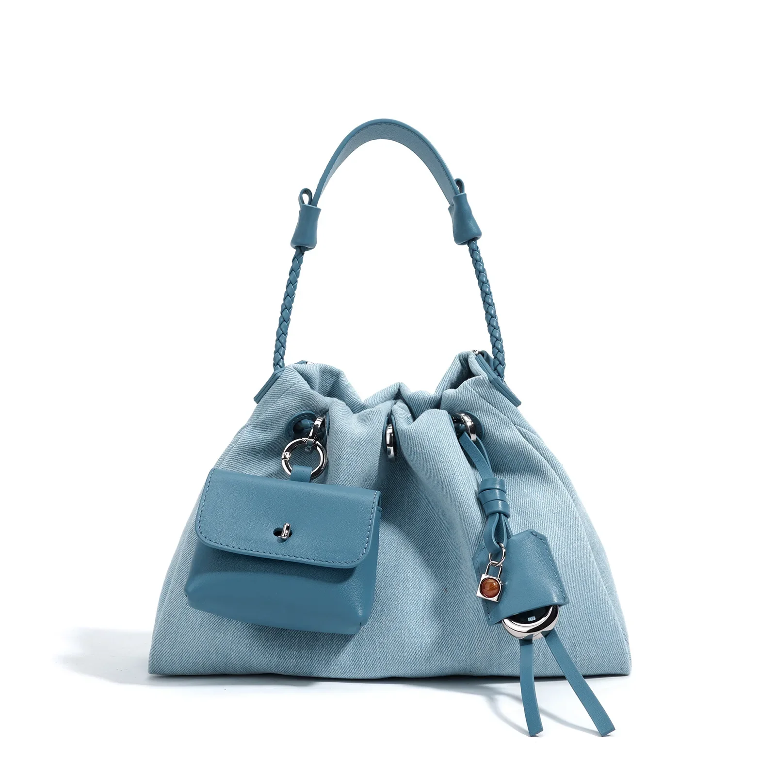 2025 Denim Leather Messenger Bag for Women Men High-End Designer Crossbody Bag Trendy Unisex Shoulder Bag with Adjustable Strap
2025 Denim Leather Messenger Bag for Women Men High-End Designer Crossbody Bag Trendy Unisex Shoulder Bag with Adjustable Strap